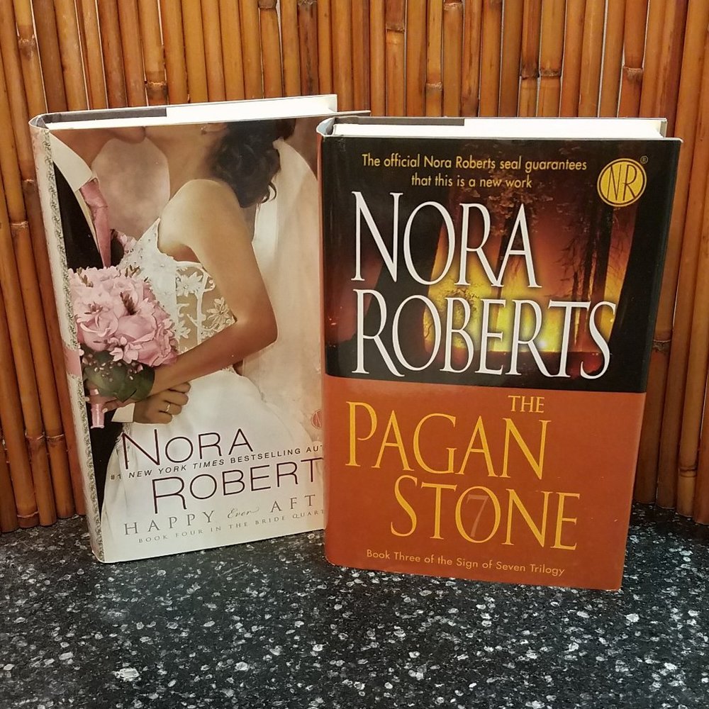 Bundle of 2 Nora Roberts Hardcover, Large Print Novels